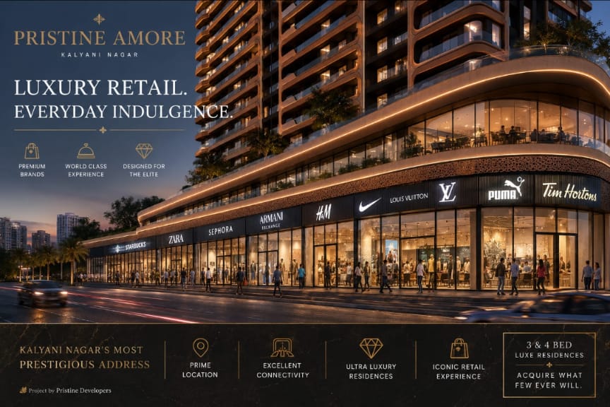 Pristine Amore on-site progress view